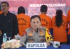 Tiga Pekan Menjabat, Kapolda Sulteng Pecahkan Rekor Tertinggi Ungkap 60 Kilogram Sabu